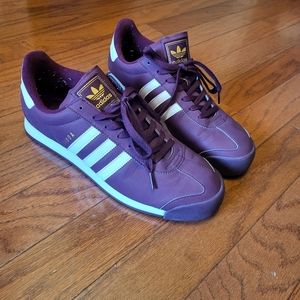 Adidas Samoa maroon & white